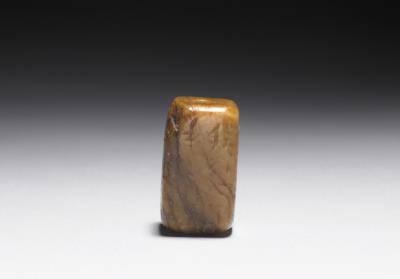 图片[3]-Jade Gangmao rectangular bead, Ming dynasty (1368-1644)-China Archive